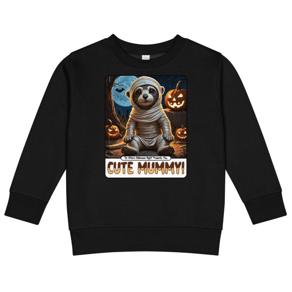 Oz Otter - Cute Mummy | Kids crew neck sweatshirt