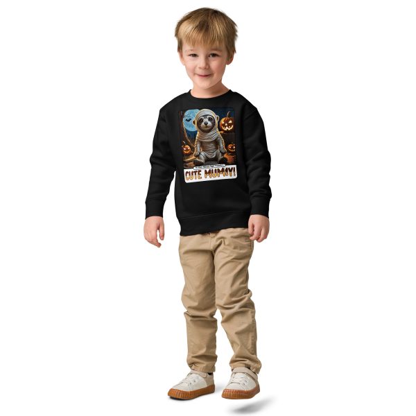 Oz Otter - Cute Mummy | Kids crew neck sweatshirt