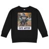 Oz Otter - Cute Witch | Kids crew neck sweatshirt