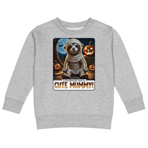 Oz Otter - Cute Mummy | Kids crew neck sweatshirt