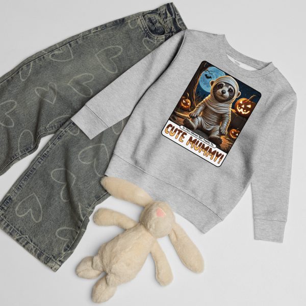Oz Otter - Cute Mummy | Kids crew neck sweatshirt