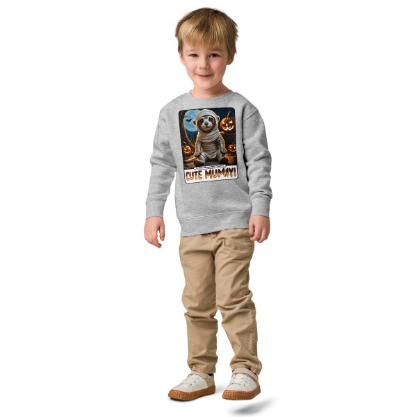Oz Otter - Cute Mummy | Kids crew neck sweatshirt