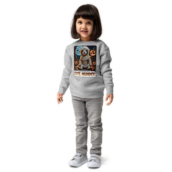 Oz Otter - Cute Mummy | Kids crew neck sweatshirt