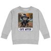 Oz Otter - Cute Witch | Kids crew neck sweatshirt