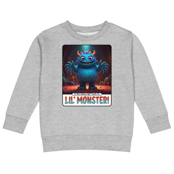 Oz Otter - Lil' Monster | Kids crew neck sweatshirt