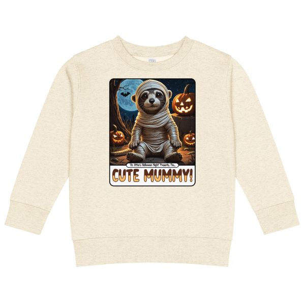 Oz Otter - Cute Mummy | Kids crew neck sweatshirt