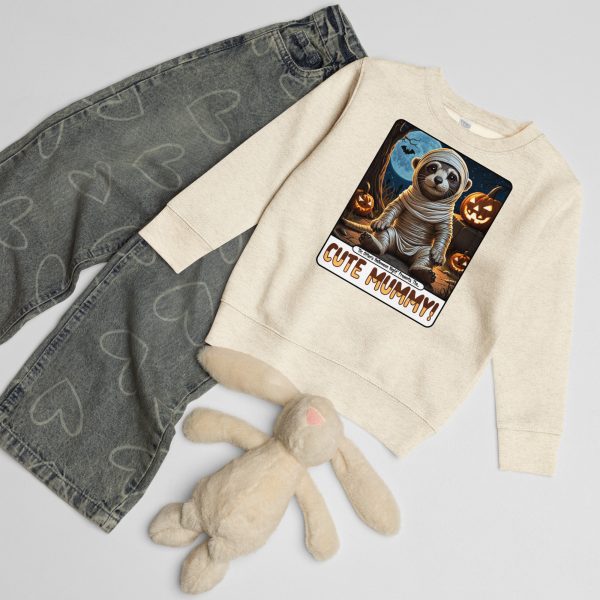 Oz Otter - Cute Mummy | Kids crew neck sweatshirt