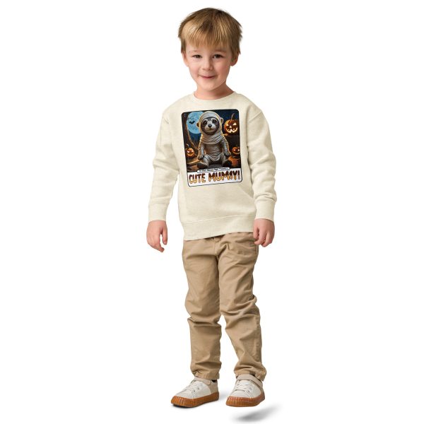 Oz Otter - Cute Mummy | Kids crew neck sweatshirt