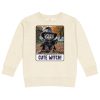 Oz Otter - Cute Witch | Kids crew neck sweatshirt