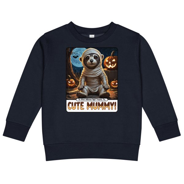 Oz Otter - Cute Mummy | Kids crew neck sweatshirt