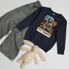 Oz Otter - Cute Mummy | Kids crew neck sweatshirt