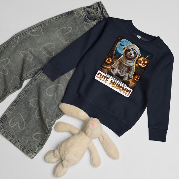 Oz Otter - Cute Mummy | Kids crew neck sweatshirt