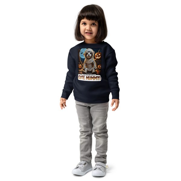 Oz Otter - Cute Mummy | Kids crew neck sweatshirt