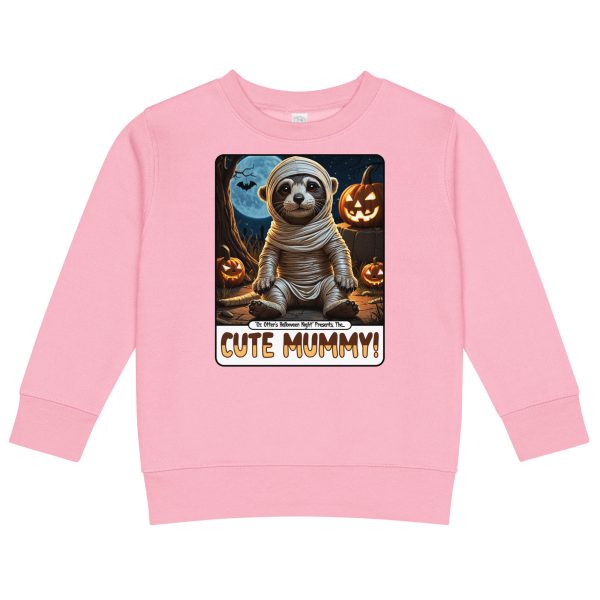 Oz Otter - Cute Mummy | Kids crew neck sweatshirt