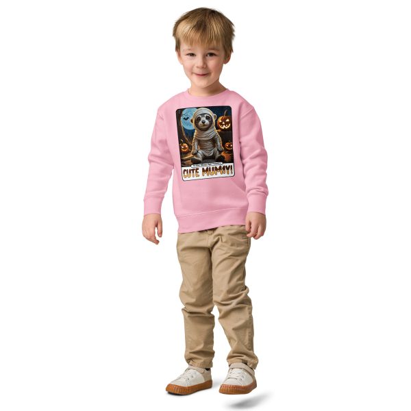 Oz Otter - Cute Mummy | Kids crew neck sweatshirt
