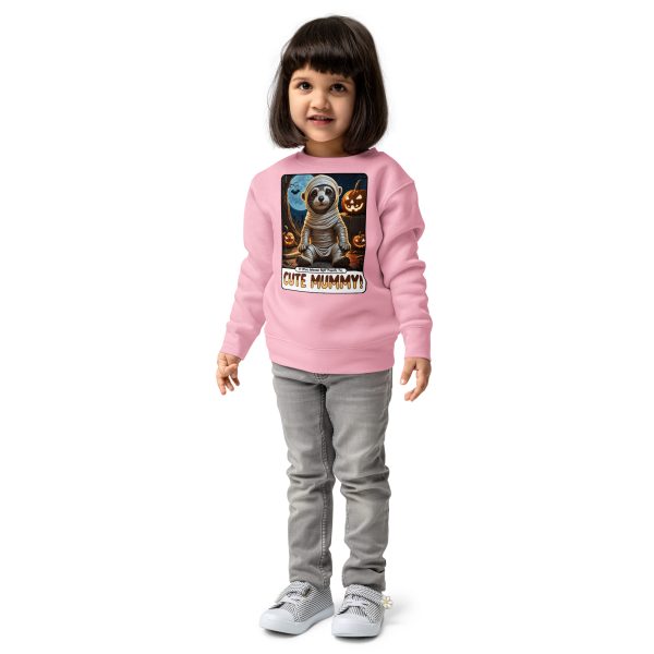 Oz Otter - Cute Mummy | Kids crew neck sweatshirt
