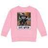 Oz Otter - Cute Witch | Kids crew neck sweatshirt