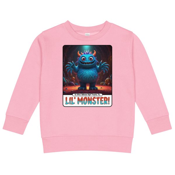 Oz Otter - Lil' Monster | Kids crew neck sweatshirt