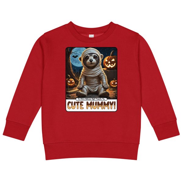 Oz Otter - Cute Mummy | Kids crew neck sweatshirt