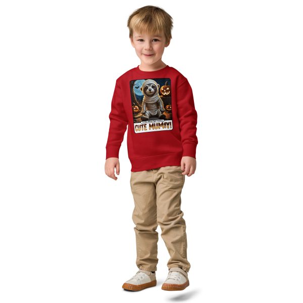 Oz Otter - Cute Mummy | Kids crew neck sweatshirt
