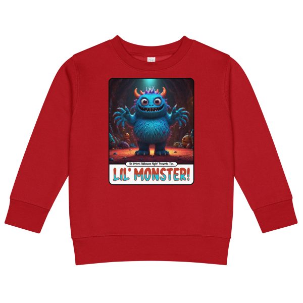 Oz Otter - Lil' Monster | Kids crew neck sweatshirt