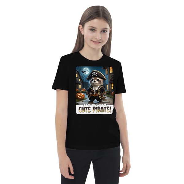 kids-organic-cotton-mini-creator-2.0-t-shirt-black-front-2-6ad10e7902af7.jpg Oz Otter - Cute Pirate | Organic cotton kids t-shirt