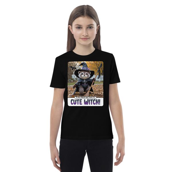Oz Otter - Cute Witch | Organic cotton kids t-shirt