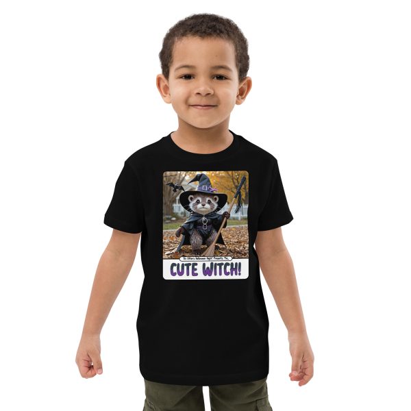 Oz Otter - Cute Witch | Organic cotton kids t-shirt