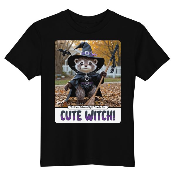 Oz Otter - Cute Witch | Organic cotton kids t-shirt