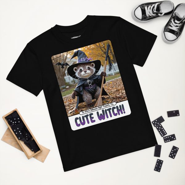 Oz Otter - Cute Witch | Organic cotton kids t-shirt