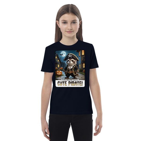kids-organic-cotton-mini-creator-2.0-t-shirt-french-navy-front-6ad10e79025ab.jpg Oz Otter - Cute Pirate | Organic cotton kids t-shirt