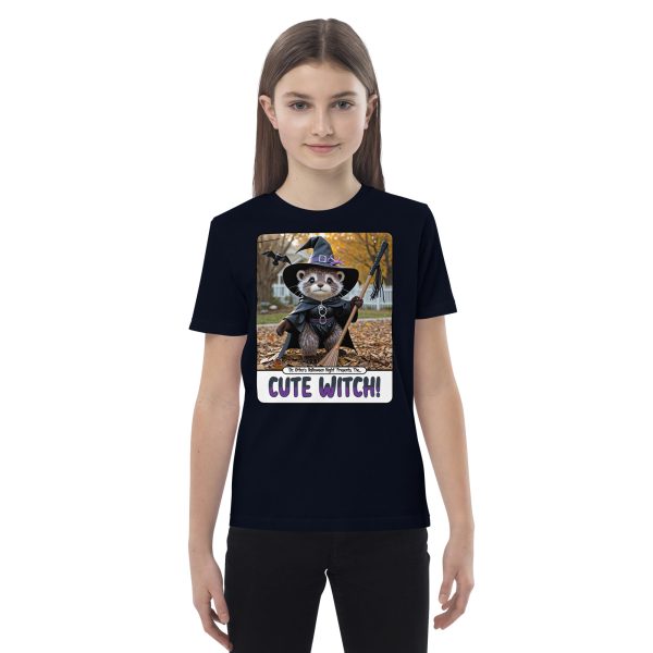 Oz Otter - Cute Witch | Organic cotton kids t-shirt