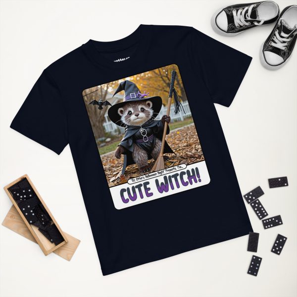 Oz Otter - Cute Witch | Organic cotton kids t-shirt