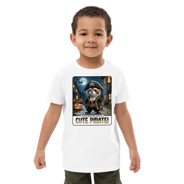 kids-organic-cotton-mini-creator-2.0-t-shirt-white-front-6ad10e7903afb.jpg Oz Otter - Cute Pirate | Organic cotton kids t-shirt