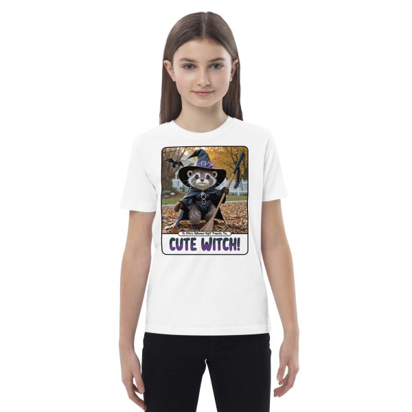 Oz Otter - Cute Witch | Organic cotton kids t-shirt