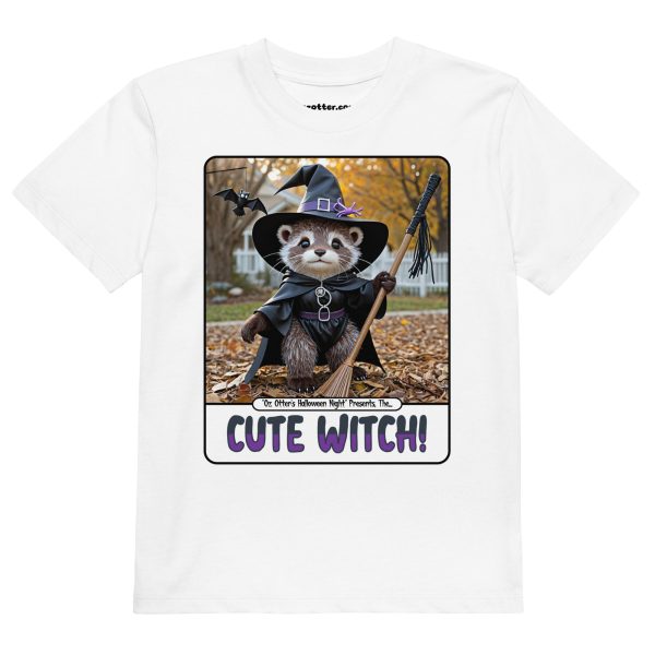 Oz Otter - Cute Witch | Organic cotton kids t-shirt