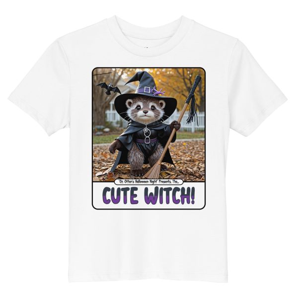 Oz Otter - Cute Witch | Organic cotton kids t-shirt