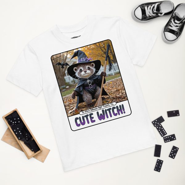 Oz Otter - Cute Witch | Organic cotton kids t-shirt